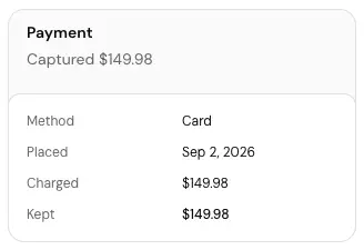 The Payment card