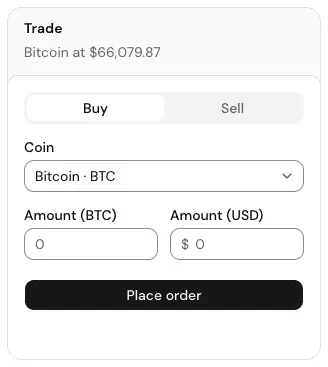 The Trade card